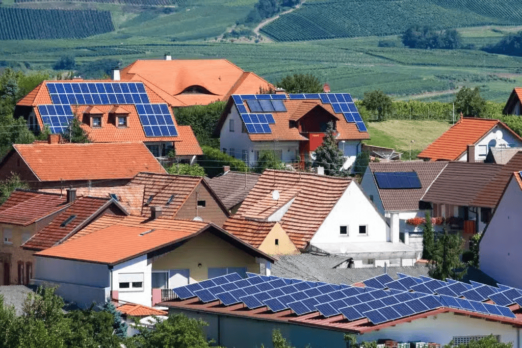 Solar panel houses